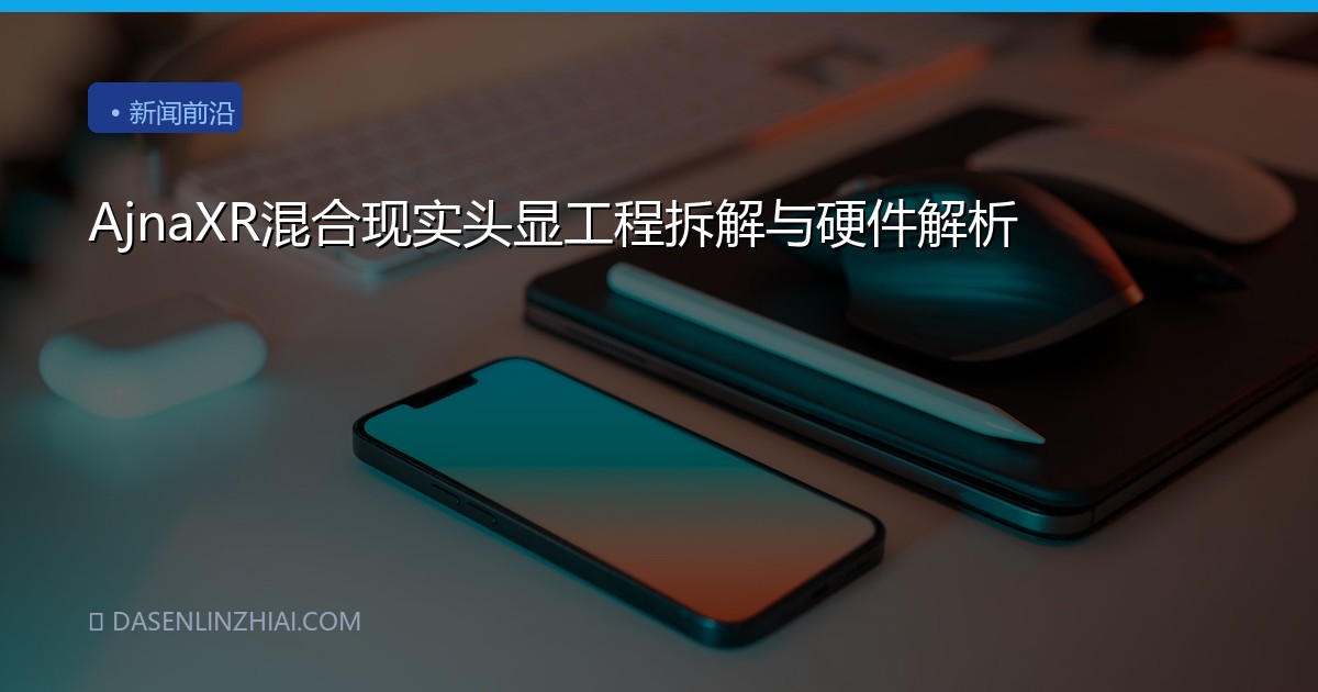 AjnaXR混合现实头显工程拆解与硬件解析